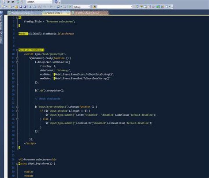 Visual Studio colors mess up
