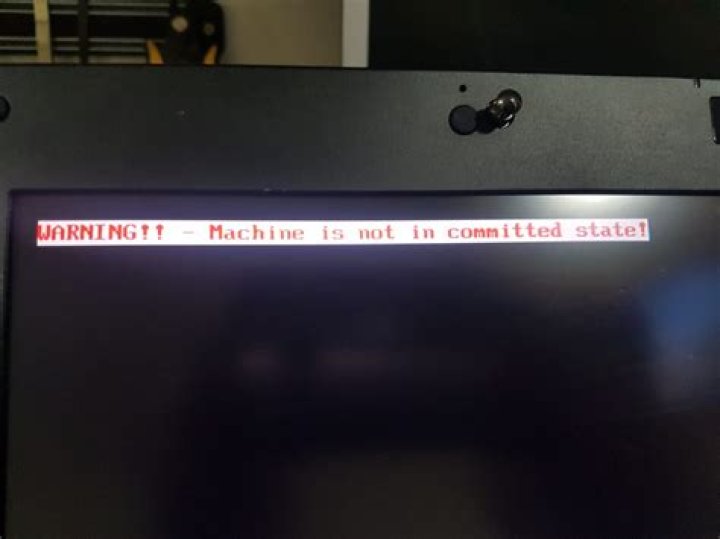 "Warning Machine not in commited state"