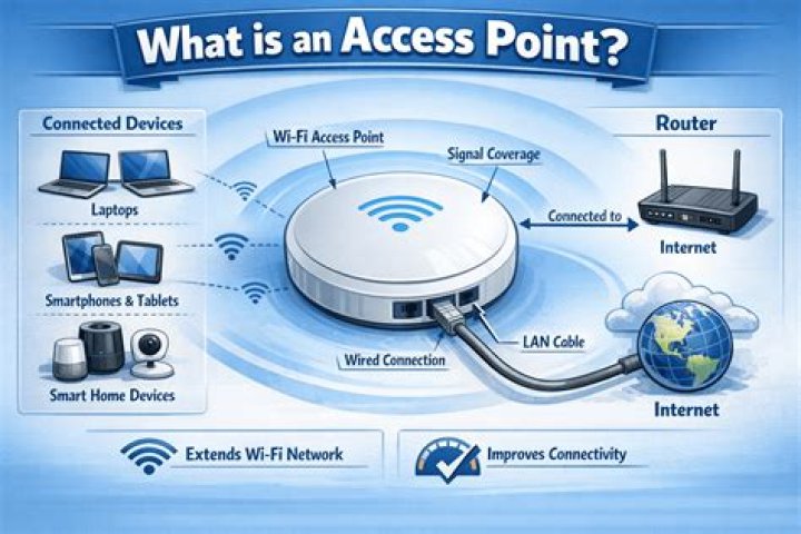 What's the difference between a wifi access point and station?