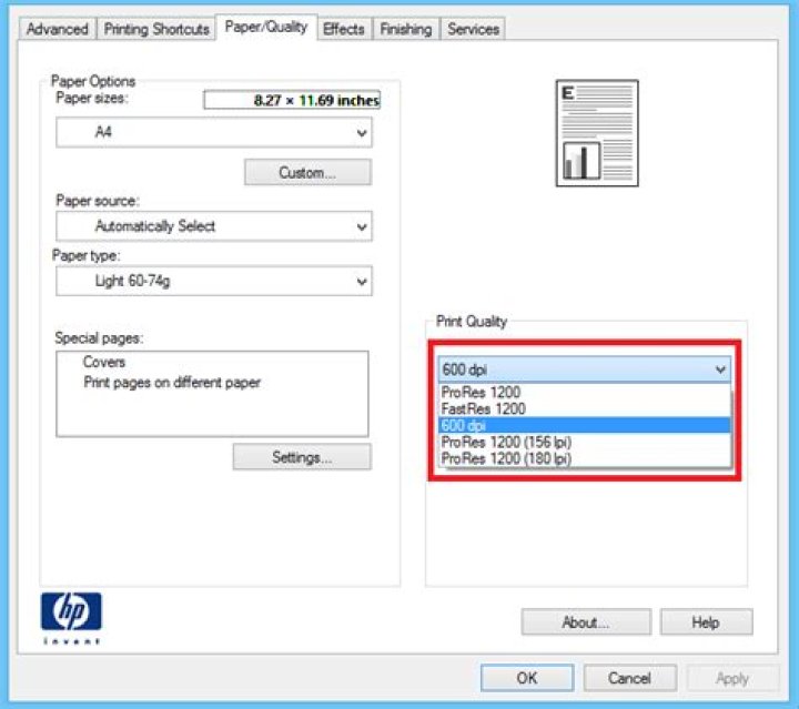 What's the difference between ProRes "1200", "1200 (156 lpi)" and "1200 (180 lpi)" in printing?