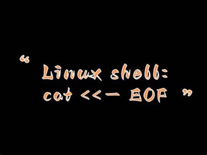 What's the different between 'cat > some_file << EOF some_stuff EOF' and 'echo "some_stuff" > some_file'