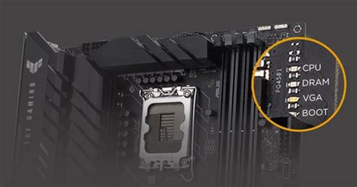 What's the light under an Asus motherboard?