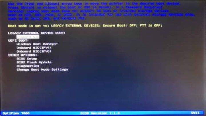 What are the options for booting from usb when the legacy boot option is not supported by the bios?