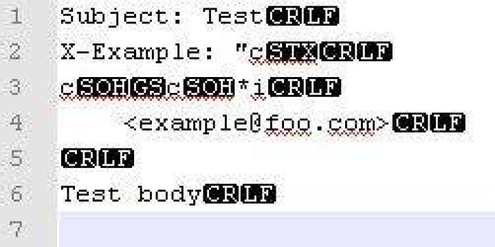 What does STX, SOH, and GS mean in Notepad++ output?