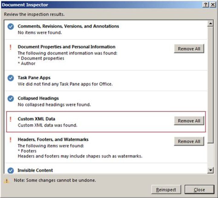 What is Custom XML Data in MS Word Document - Office 2013