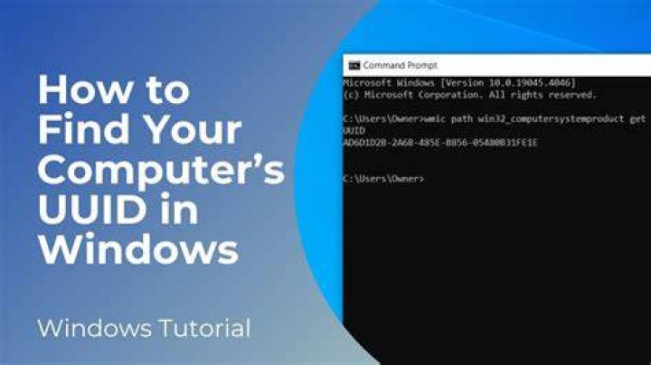 What is system uuid on windows and why cant it be easily changed