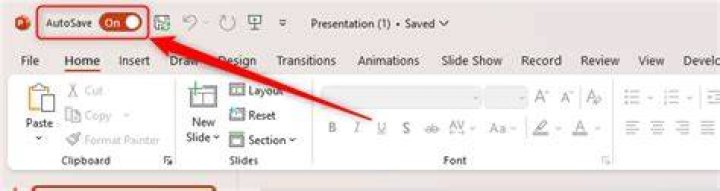 What is the autosave powerpoint file extension