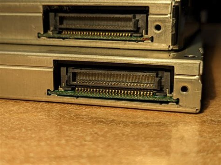 What is the connector on an old fashion IDE laptop called?
