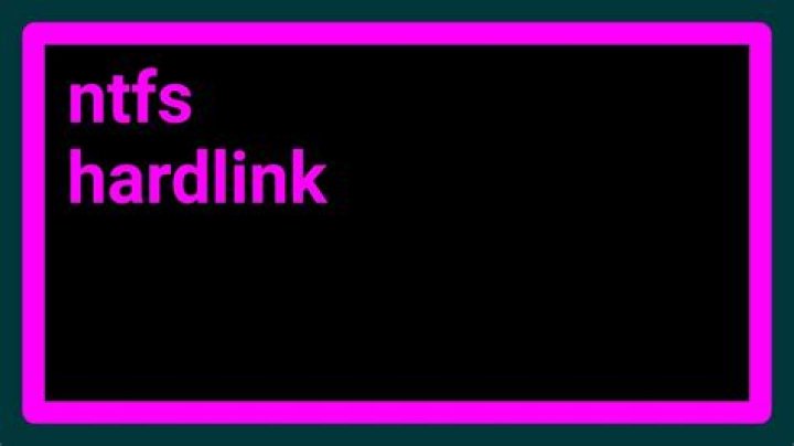 What is the difference between NTFS hard links and directory junctions?