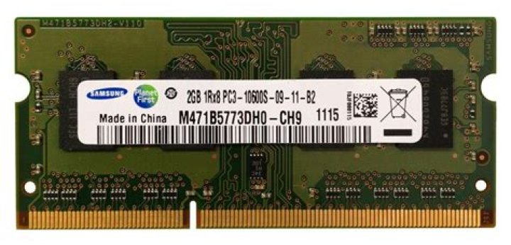 What is the meaning of 11-B2 in RAM specification (Samsung 2GB 1Rx8 PC3-10600S-9-10-B2)