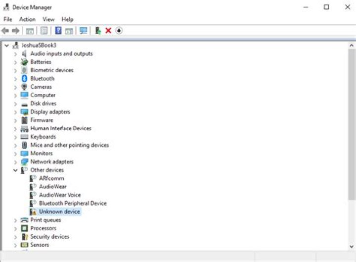 What is this "Unknown Device" in Device Manager (Root\SQExtFramebufferUmode)