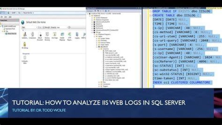 What time format does IIS record its logs? Where do I find the setting?