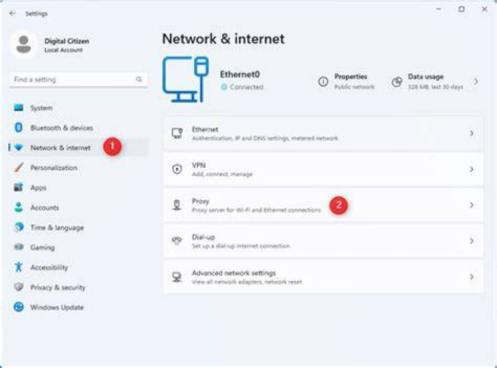 Where are the Proxy Settings in FreeNAS?