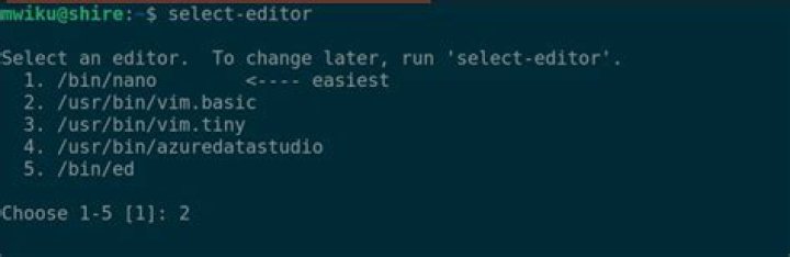 Why did my default crontab editor change?