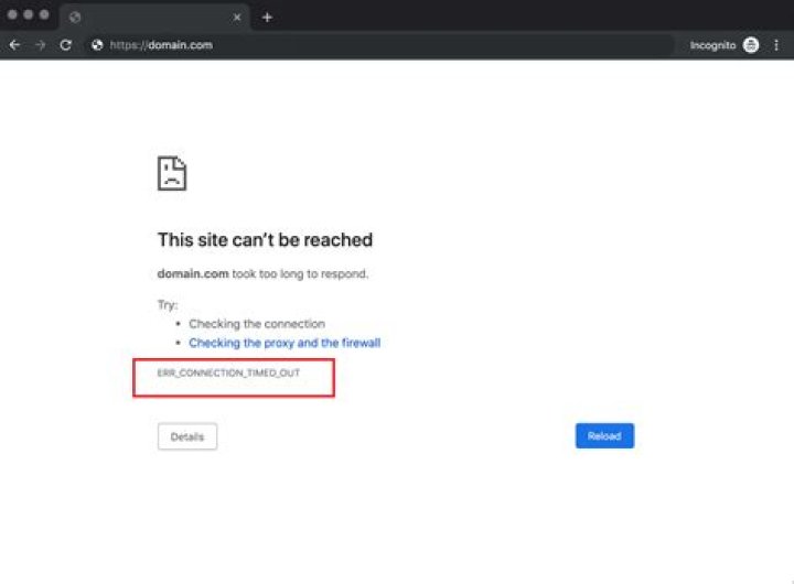 Why do I always get "Error 7 (net::ERR_TIMED_OUT): The operation timed out." on Chrome?