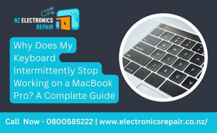 Why do particular keys on my laptop malfunction intermittently?