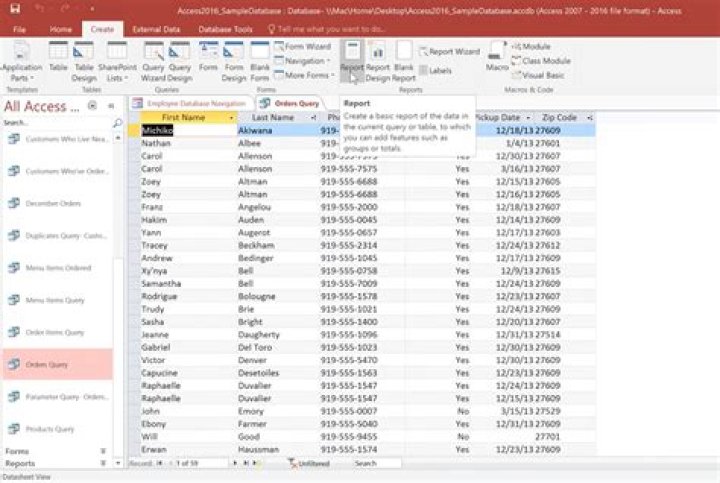 Why do "yes/no" values in Microsoft Access map to -1 and 0?