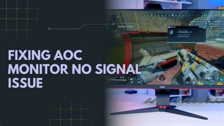 Why does my monitor say no signal when plugged into a docking station?