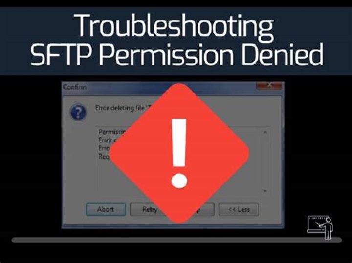 Why does SFTP return "permission denied" even when user has highest privileges?
