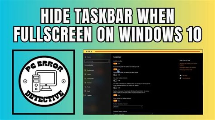 Why doesn't Alt+Enter fullscreen work in Windows 10?