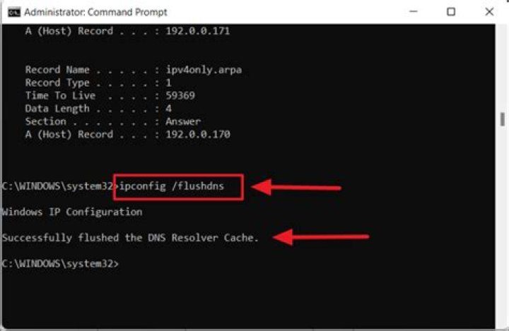 Why doesn't "ipconfig /flushdns" completely wipe your DNS?
