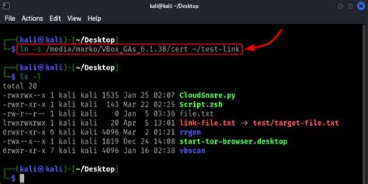Why doesn't ln -s prompt that it fails when creating a symlink to an existing symlinked directory? [closed]