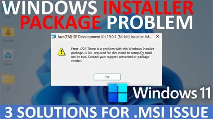 Why don't any MSI (Windows Installer) installers work?