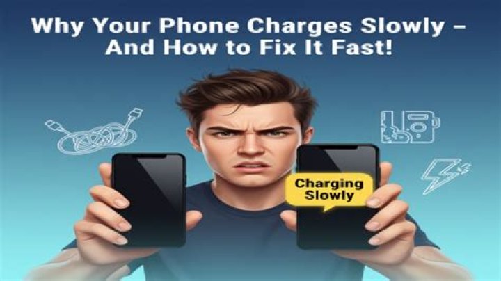 Why has my phone started charging slowly from my laptop's USB port?