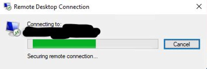 Why is RDP so slow sometimes during "Securing remote connection" stage?