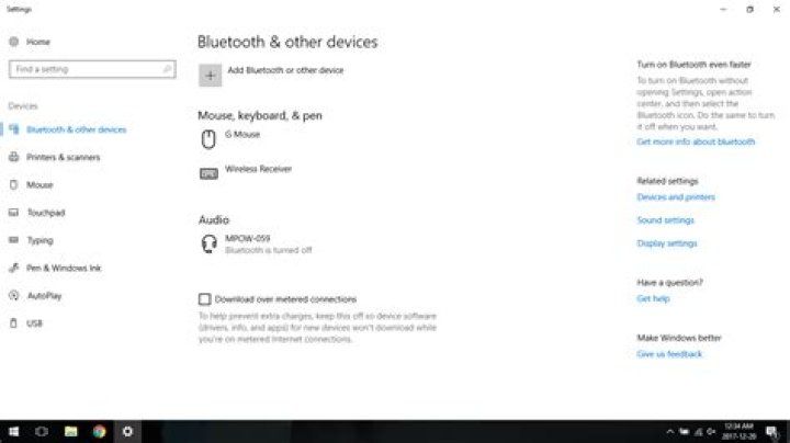 Windows 10 - Bluetooth turned off and now can't be turned back on - "Bluetooth setting cannot be changed."
