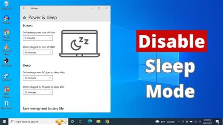 windows 10 desktop - does sleep mode use a lot of energy?