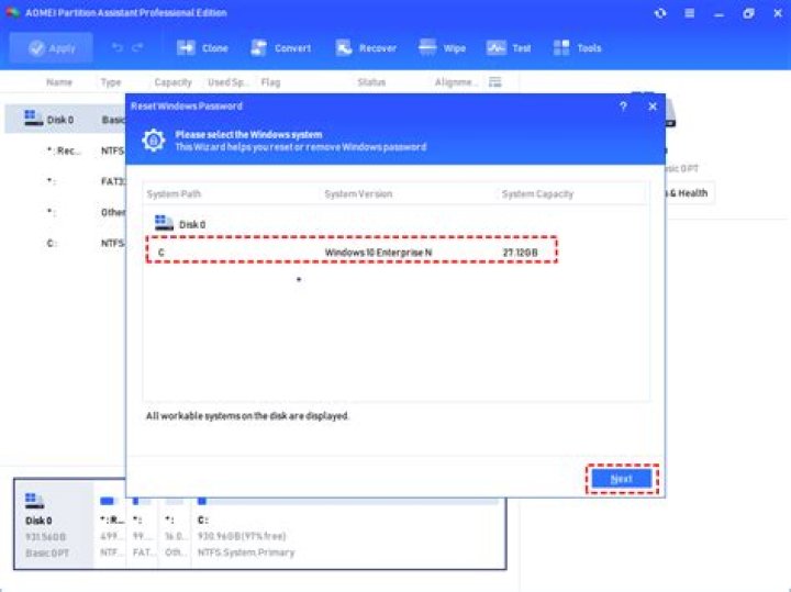 Windows 10 doesn't accept my password during system recovery