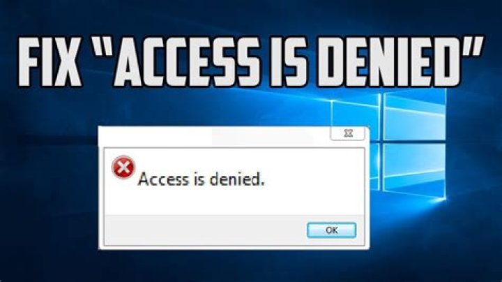 Windows 10: How can I fix "access denied" when using mkdir