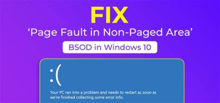 Windows 10 installation gives "page fault in nonpaged area."