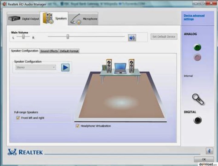 Windows 10 Realtek Audio Console and ACER Laptop