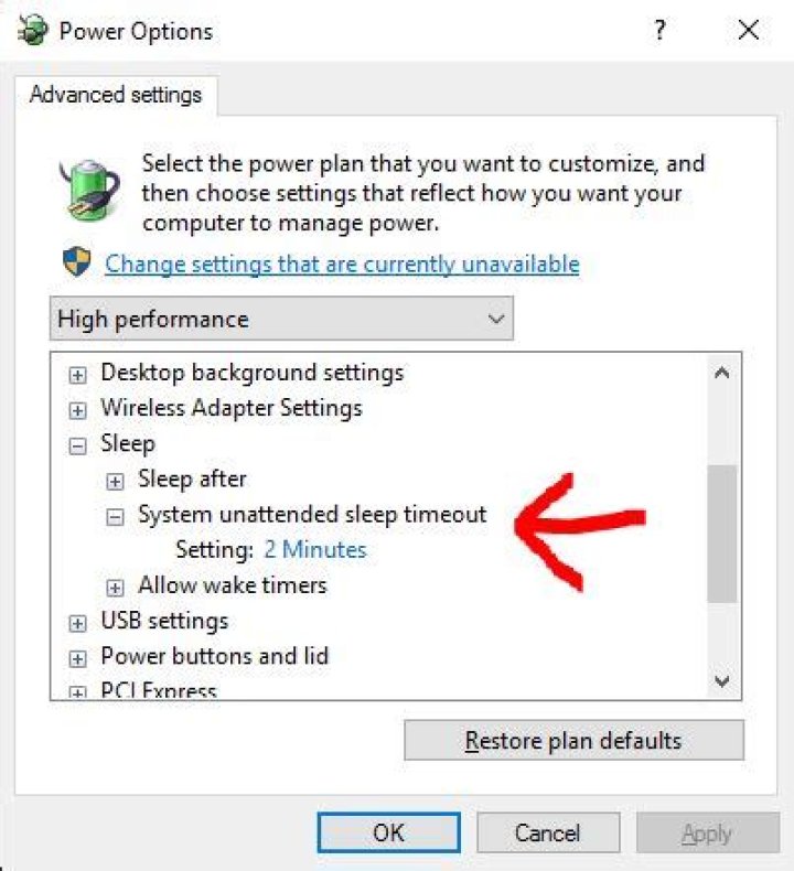 Windows 10 Sleeps Before Set Time