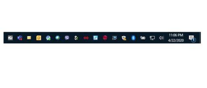 Windows 10 System Tray - Collect Other Icons in a Box
