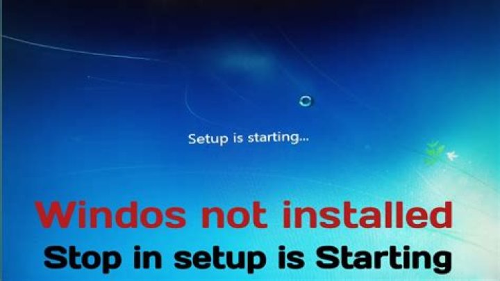 Windows 7 installation doesn't get past "Setup is starting services" screen