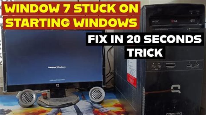Windows 7 stuck in "Starting Windows" many times