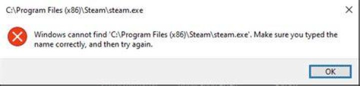 Windows cannot find 'C:\Program Files (x86)\[...]'