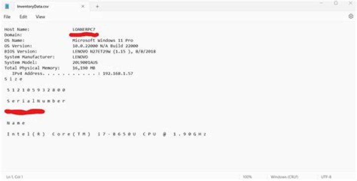 WMIC Query returning unexpected answer?