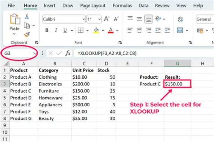 xlookup